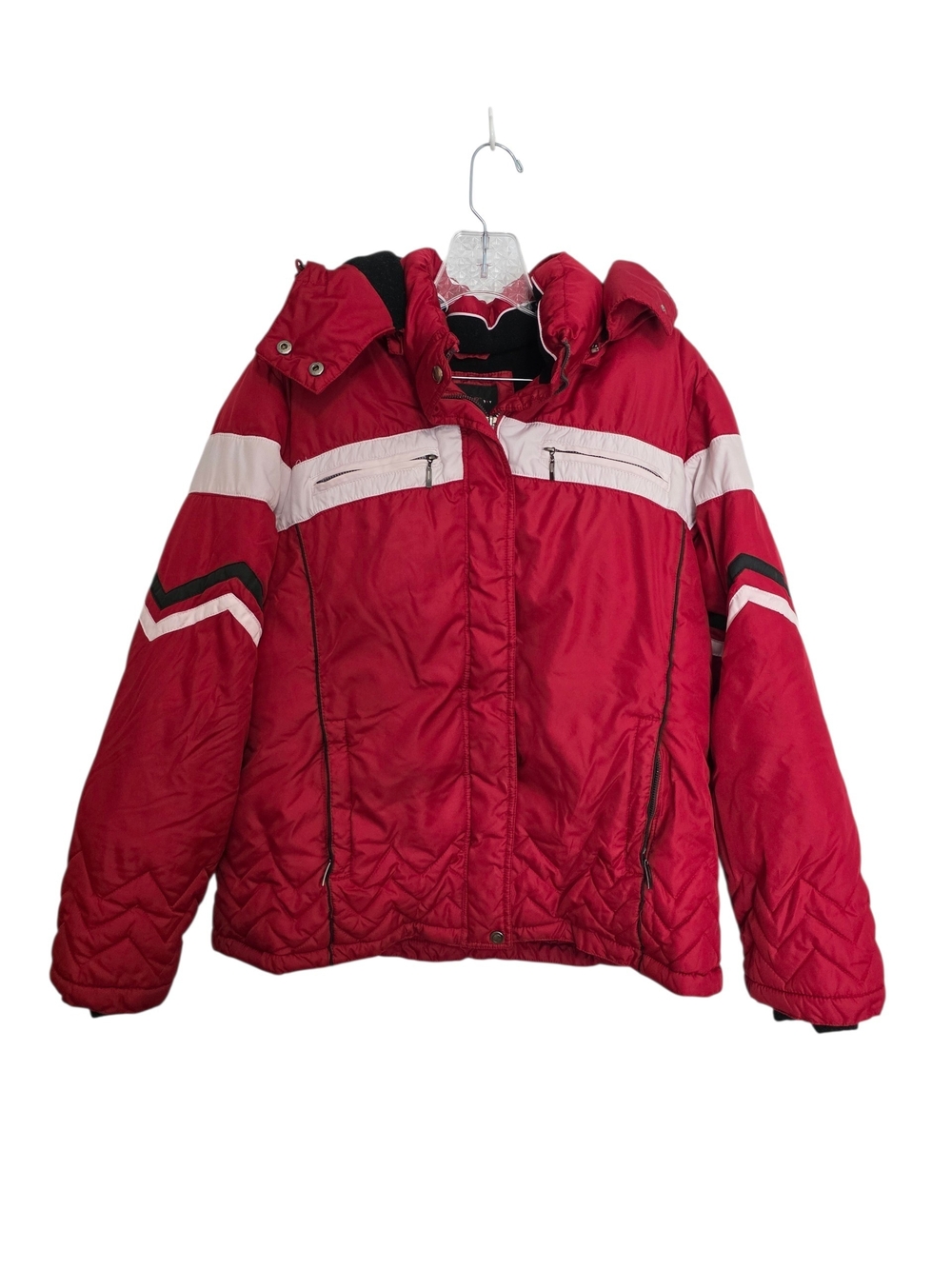 SJB Active Women's Red Hooded Winter Jacket